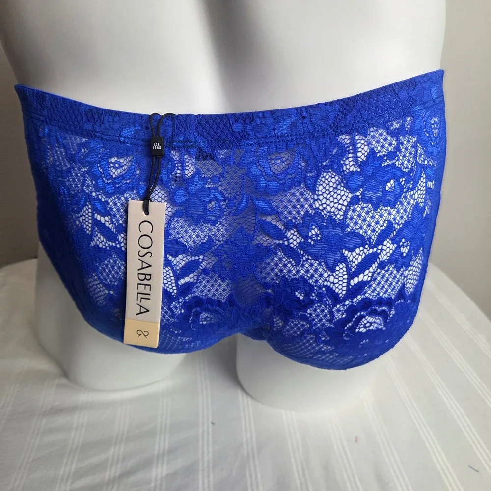 Cosabella Men's Luxury Italian Comfort Lace Micro Brief Soft Pouch Underwear